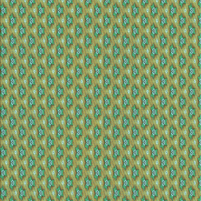 Machine Washable Transitional Green Peas Green Rug, wshpat2540lblu