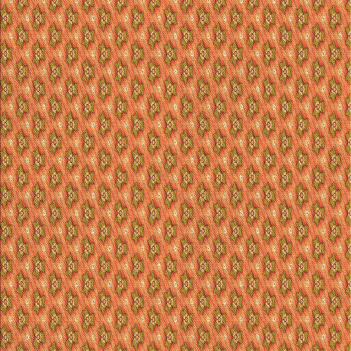 Machine Washable Transitional Orange Rug, wshpat2540org