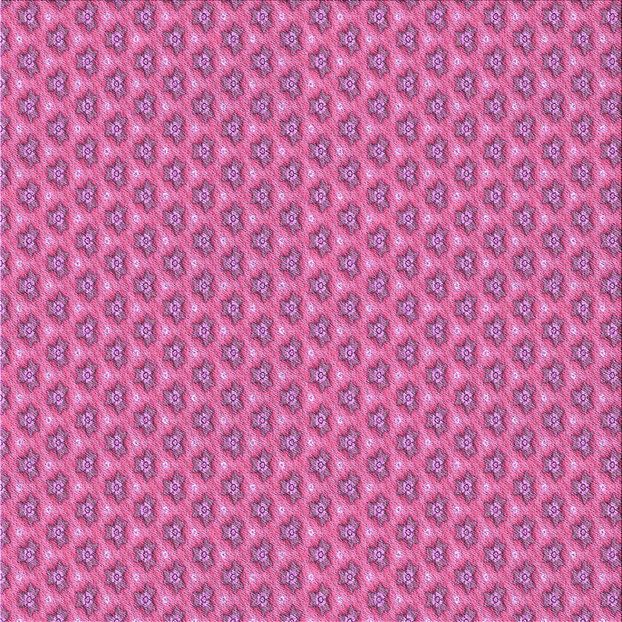 Round Patterned Hot Deep Pink Rug, pat2540pur