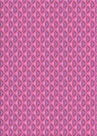 Machine Washable Transitional Hot Deep Pink Rug, wshpat2540pur