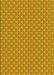 Machine Washable Transitional Yellow Rug, wshpat2540yw