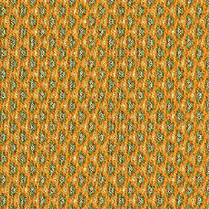 Patterned Gold Novelty Rug, pat2540