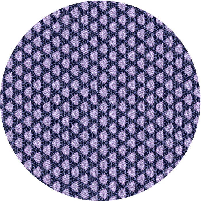 Square Patterned Blue Rug, pat2541blu