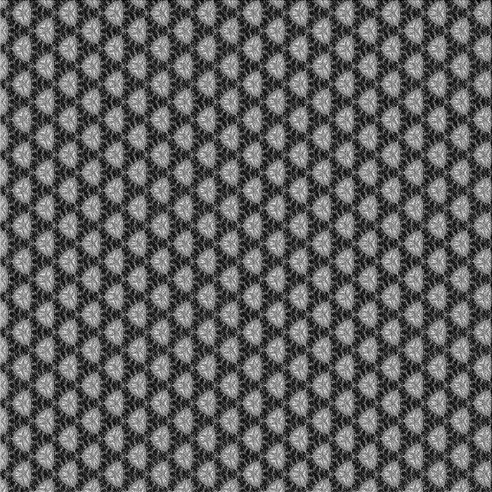 Round Patterned Charcoal Black Rug, pat2541gry