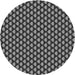 Square Patterned Charcoal Black Rug, pat2541gry