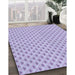 Machine Washable Transitional Purple Rug in a Family Room, wshpat2542blu