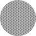 Square Patterned Platinum Gray Rug, pat2542gry