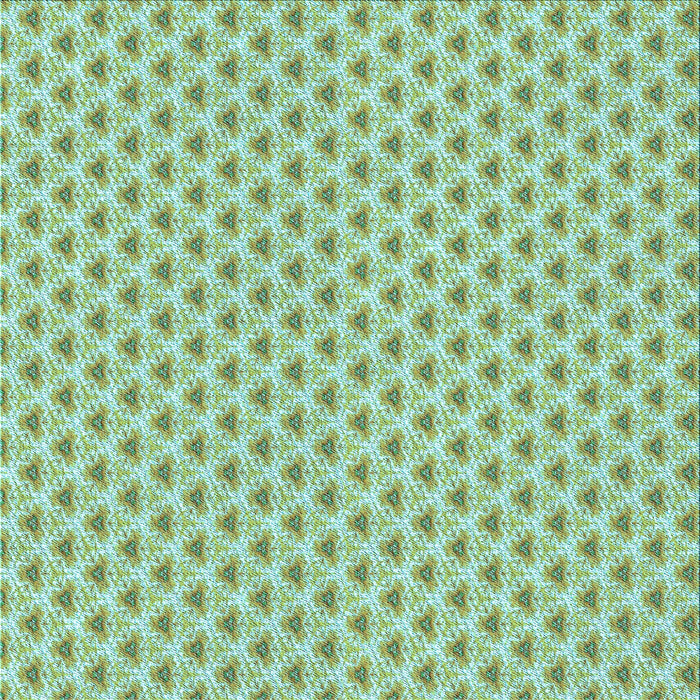 Round Patterned Green Rug, pat2542lblu