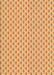 Patterned Neon Orange Rug, pat2542org