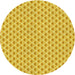 Square Patterned Bold Yellow Rug, pat2542yw