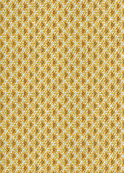 Patterned Mustard Yellow Novelty Rug, pat2542