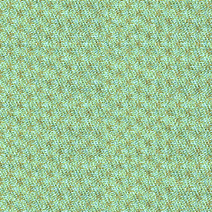 Round Patterned Green Rug, pat2543lblu