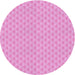 Square Patterned Pastel Purple Pink Rug, pat2543pur