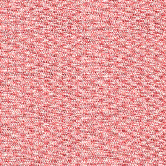 Round Machine Washable Transitional Pastel Pink Rug, wshpat2543rd