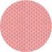 Square Patterned Pastel Pink Rug, pat2543rd