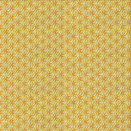 Square Patterned Chrome Gold Yellow Novelty Rug, pat2543