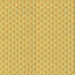 Square Patterned Chrome Gold Yellow Novelty Rug, pat2543