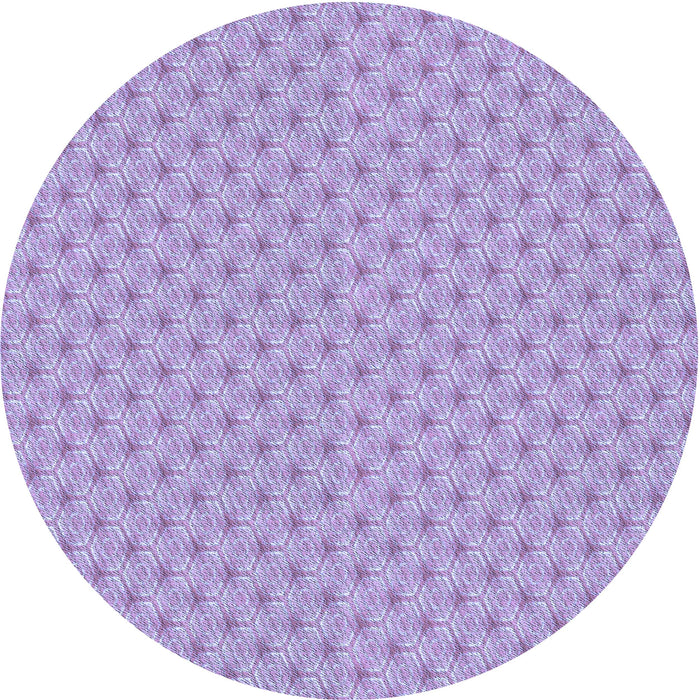 Square Machine Washable Transitional Lilac Purple Rug in a Living Room, wshpat2544blu