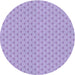 Square Machine Washable Transitional Lilac Purple Rug in a Living Room, wshpat2544blu