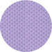 Square Patterned Lilac Purple Rug, pat2544blu