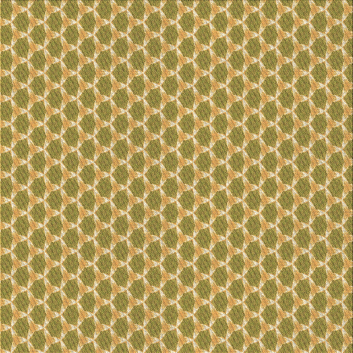 Round Patterned Golden Brown Yellow Rug, pat2545brn