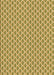 Machine Washable Transitional Golden Brown Yellow Rug, wshpat2545brn