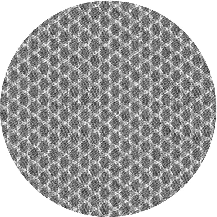 Square Patterned Cloud Gray Rug, pat2545gry