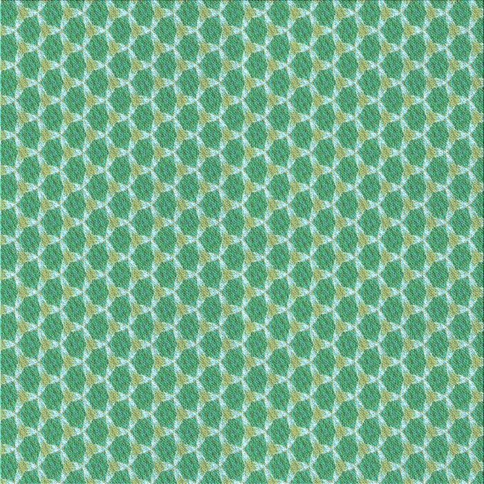 Round Patterned Green Rug, pat2545lblu