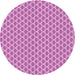 Square Patterned Violet Purple Rug, pat2545pur