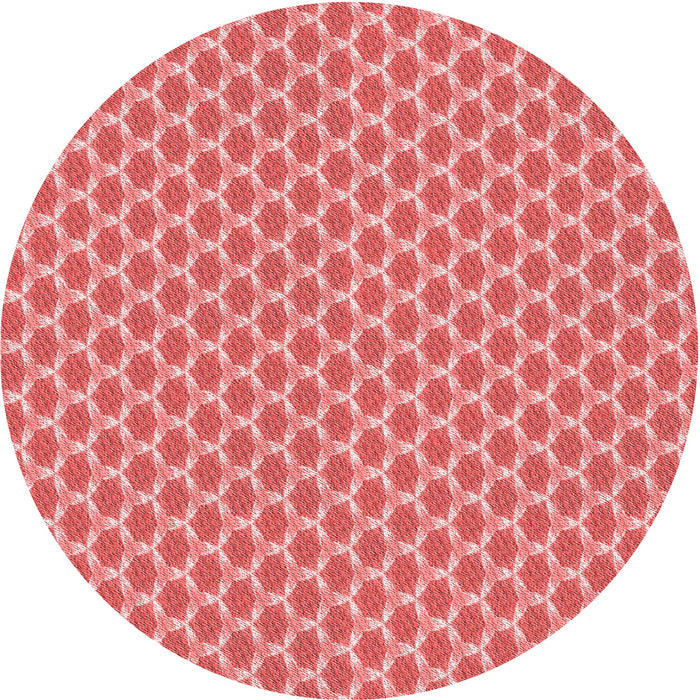 Square Machine Washable Transitional Light Coral Pink Rug in a Living Room, wshpat2545rd