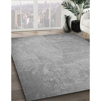 Patterned Platinum Gray Rug, pat2546gry