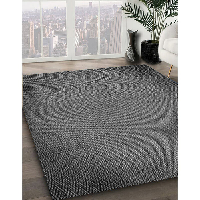 Patterned Gray Rug in Family Room, pat2547gry