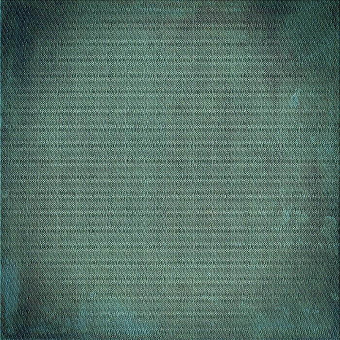 Round Patterned Mint Green Rug, pat2547lblu