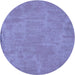 Square Patterned Slate Blue Rug, pat2548blu