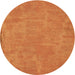 Square Patterned Orange Red Orange Rug, pat2548org