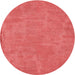 Square Patterned Red Rug, pat2548rd