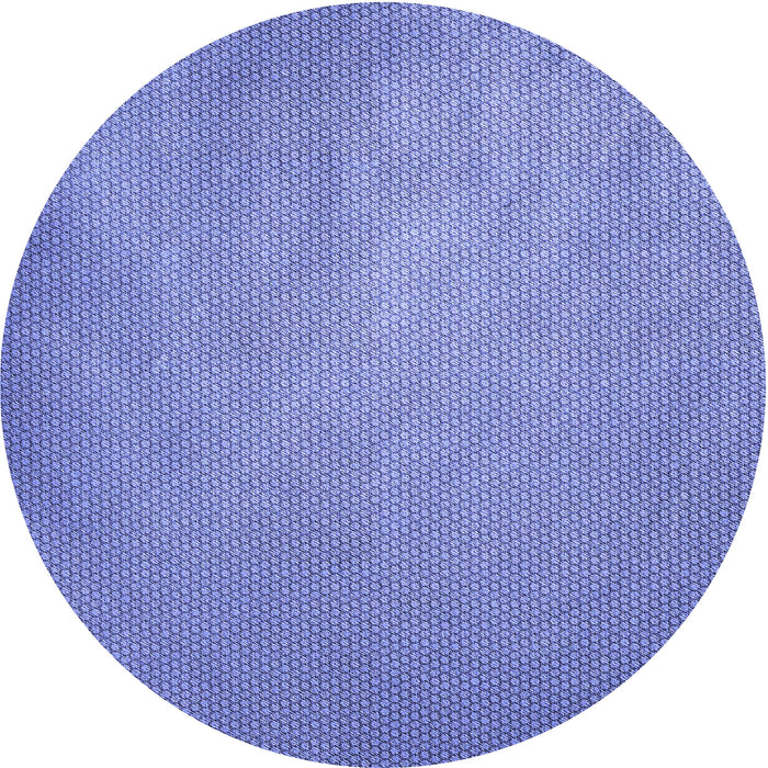 Square Patterned Denim Blue Rug, pat2549blu