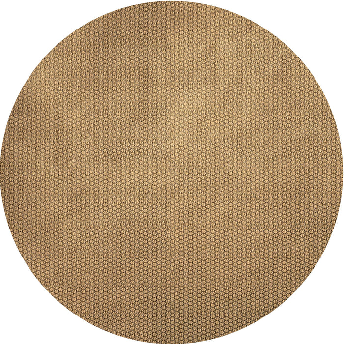 Square Patterned Orange Rug, pat2549brn