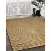 Patterned Orange Rug, pat2549brn