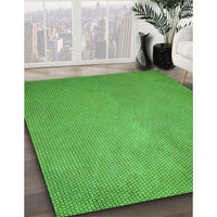 Patterned Neon Green Rug, pat2549grn