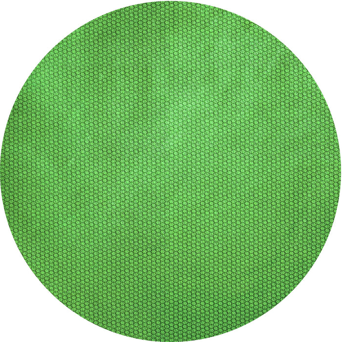 Square Patterned Neon Green Rug, pat2549grn