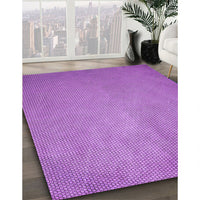 Patterned Violet Purple Rug, pat2549pur