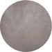 Sideview of Patterned Pale Silver Gray Novelty Rug, pat2549