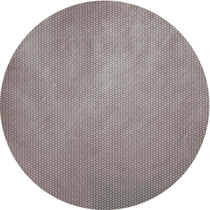 Square Machine Washable Transitional Pale Silver Gray Rug, wshpat2549