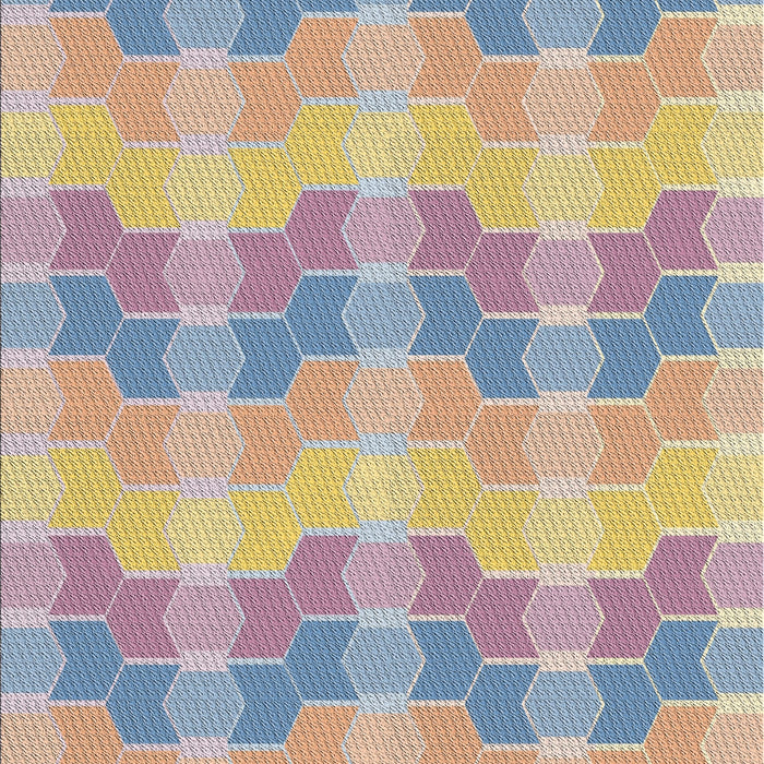 Patterned Desert Sand Beige Novelty Rug, pat254