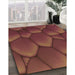 Machine Washable Transitional Chestnut Red Rug in a Family Room, wshpat255org