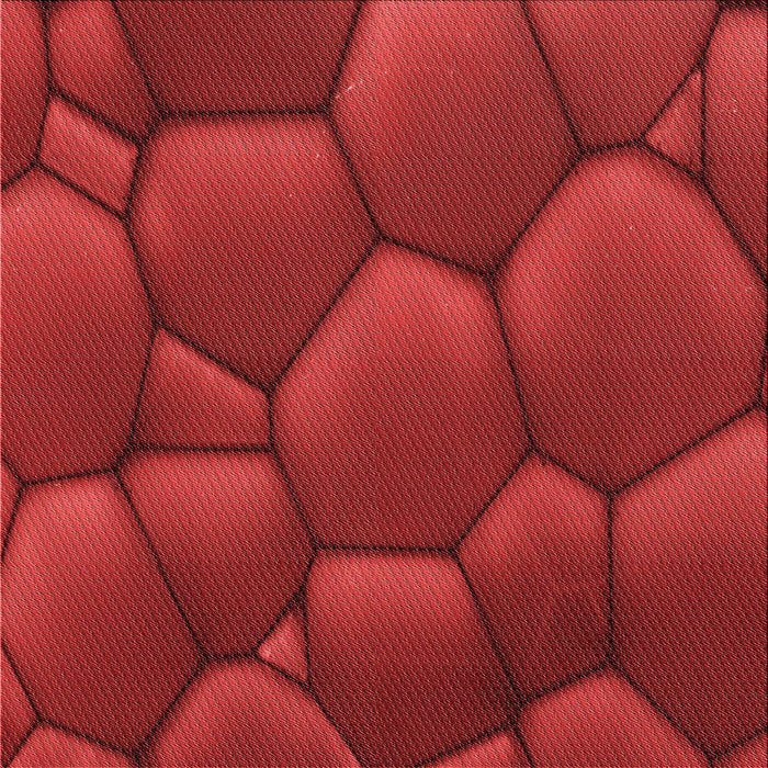 Round Patterned Red Rug, pat255rd