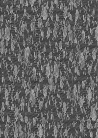 Machine Washable Transitional Dark Gray Black Rug, wshpat2550gry