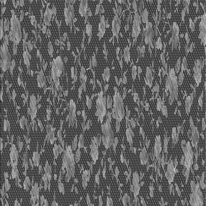 Patterned Dark Gray Black Rug, pat2550gry
