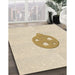 Patterned Moccasin Beige Rug in Family Room, pat2551brn